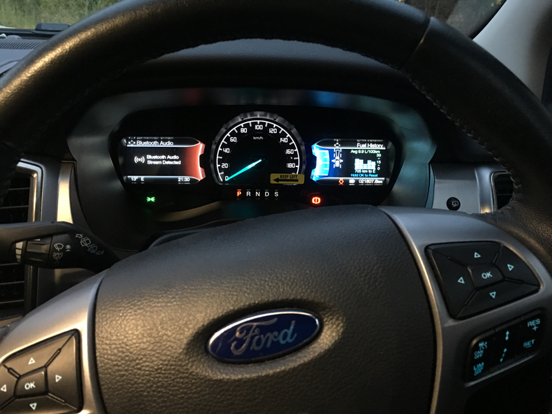 Keep left! Also, lane keep assist, auto cruise, blind spot monitoring and some other niceties
